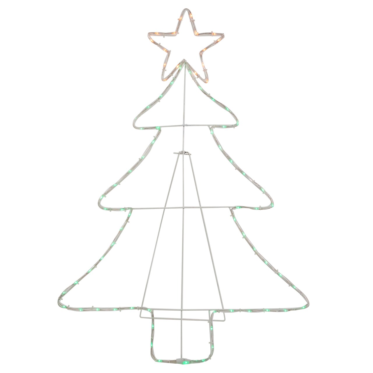 Northlight 38.5&#x22; Lighted Christmas Tree Silhouette Outdoor Christmas Decor